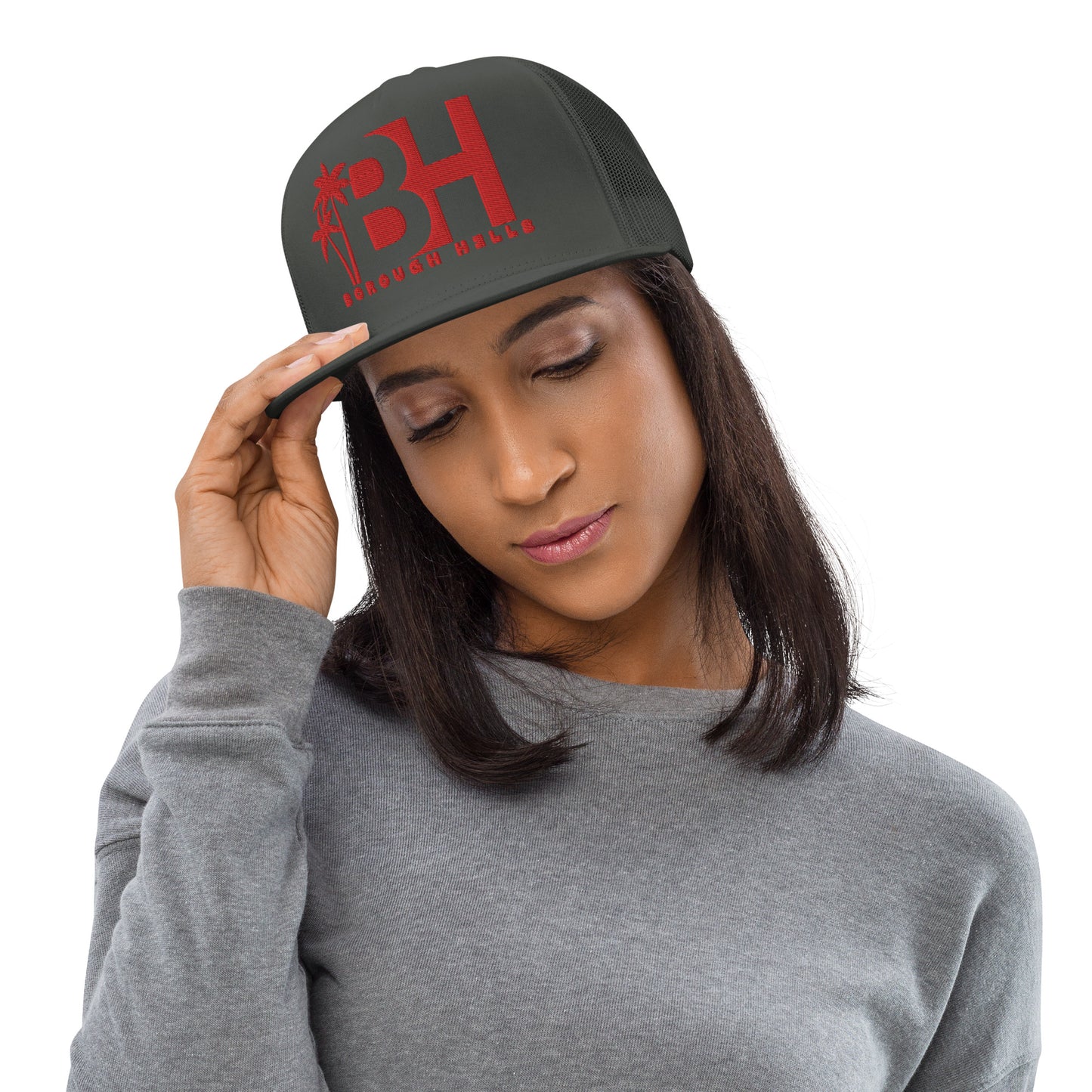 Trucker Cap RED/CHARCOAL