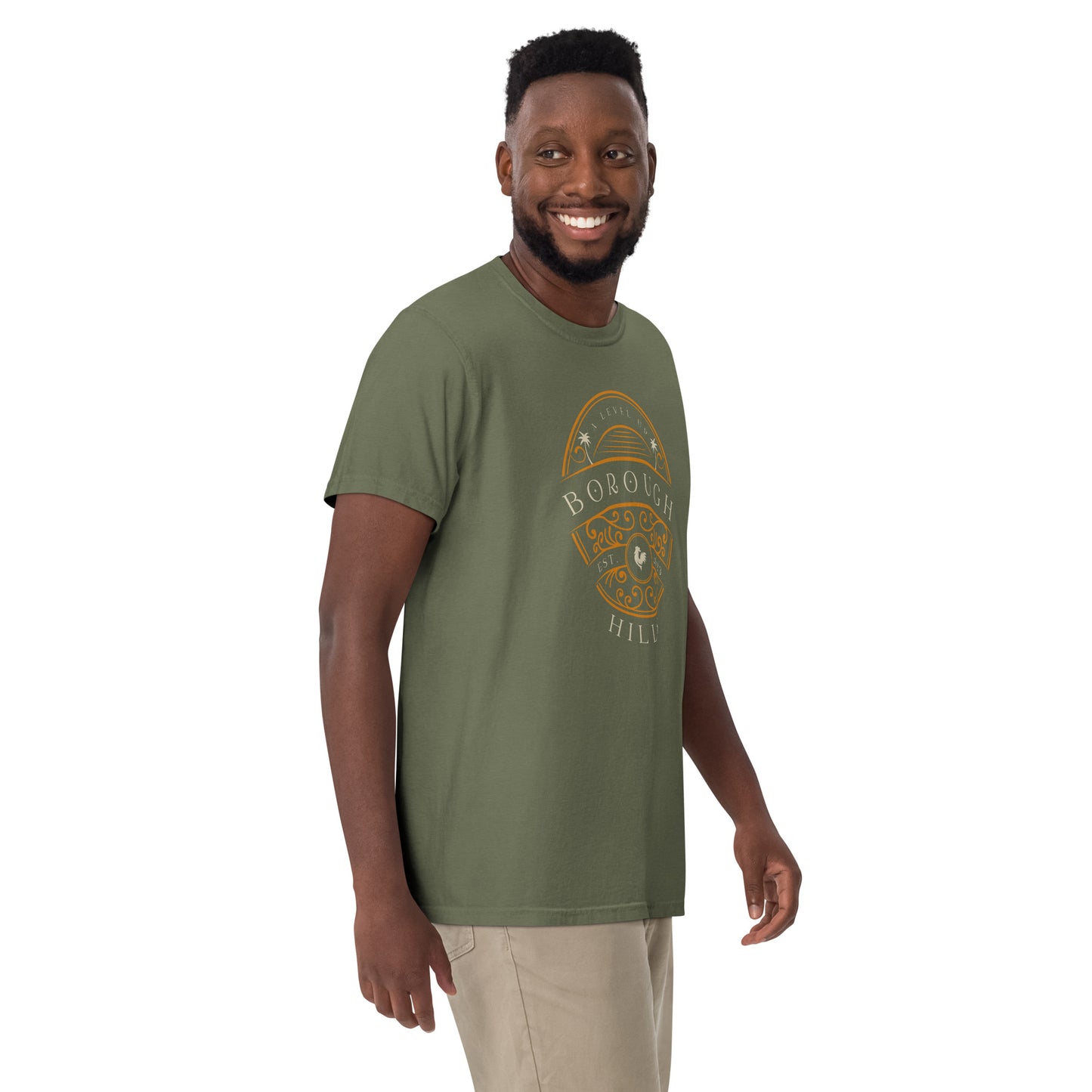 Unisex GREEN MOSS heavyweight t-shirt