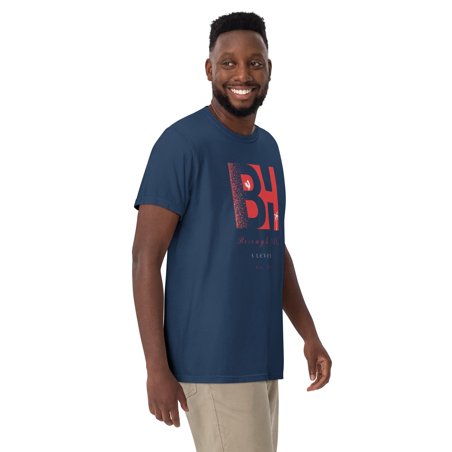 Unisex NAVY heavyweight t-shirt