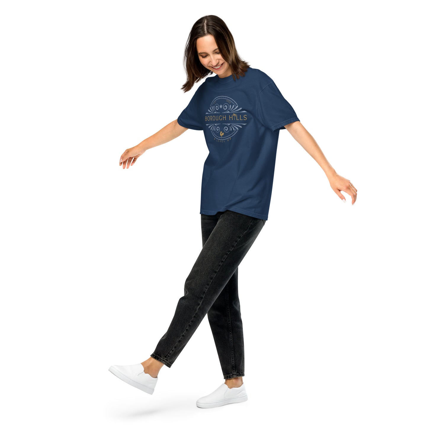 Unisex NAVY heavyweight t-shirt