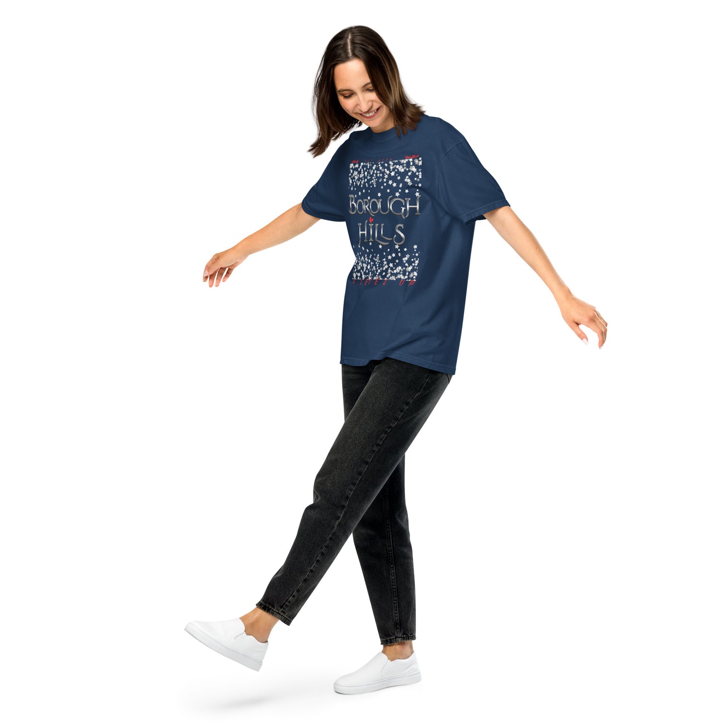 Unisex NAVY heavyweight t-shirt