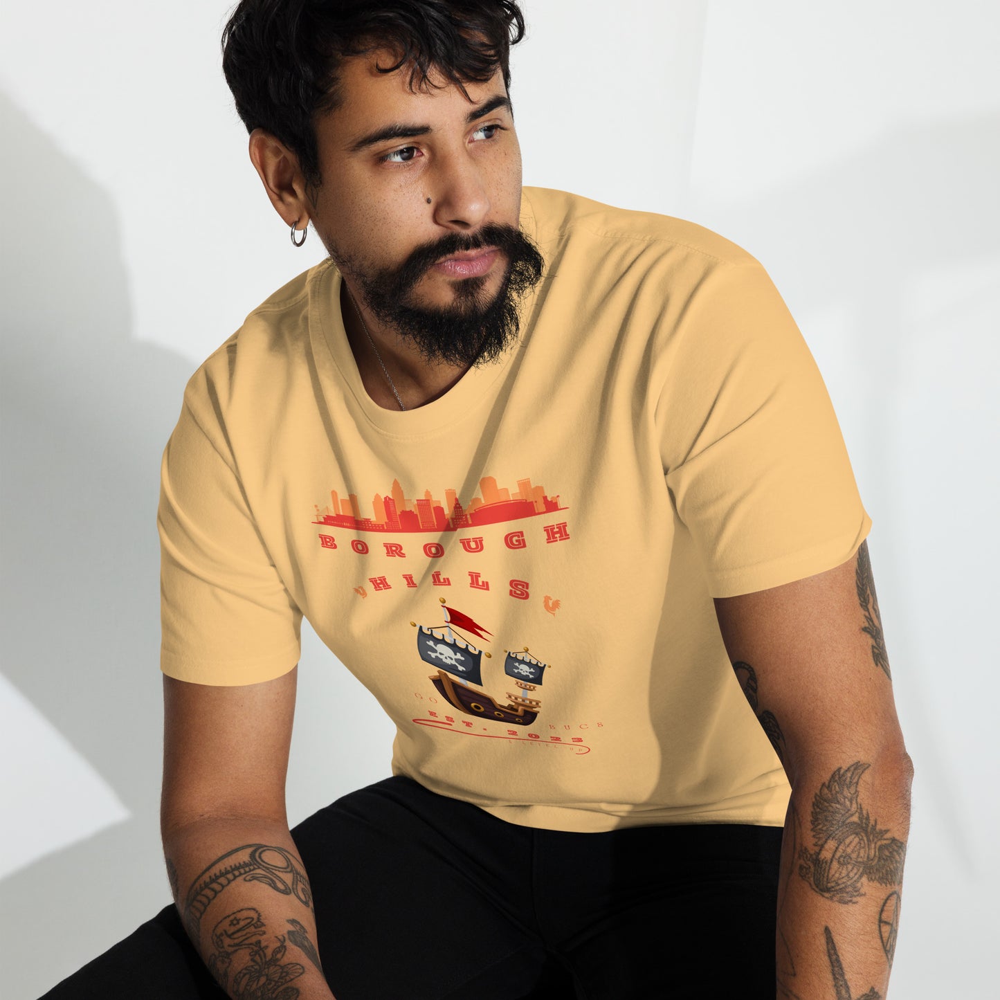 Men’s BUCS GOLD premium heavyweight tee