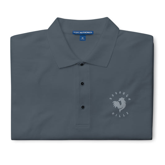 Men's GRAY Premium Polo