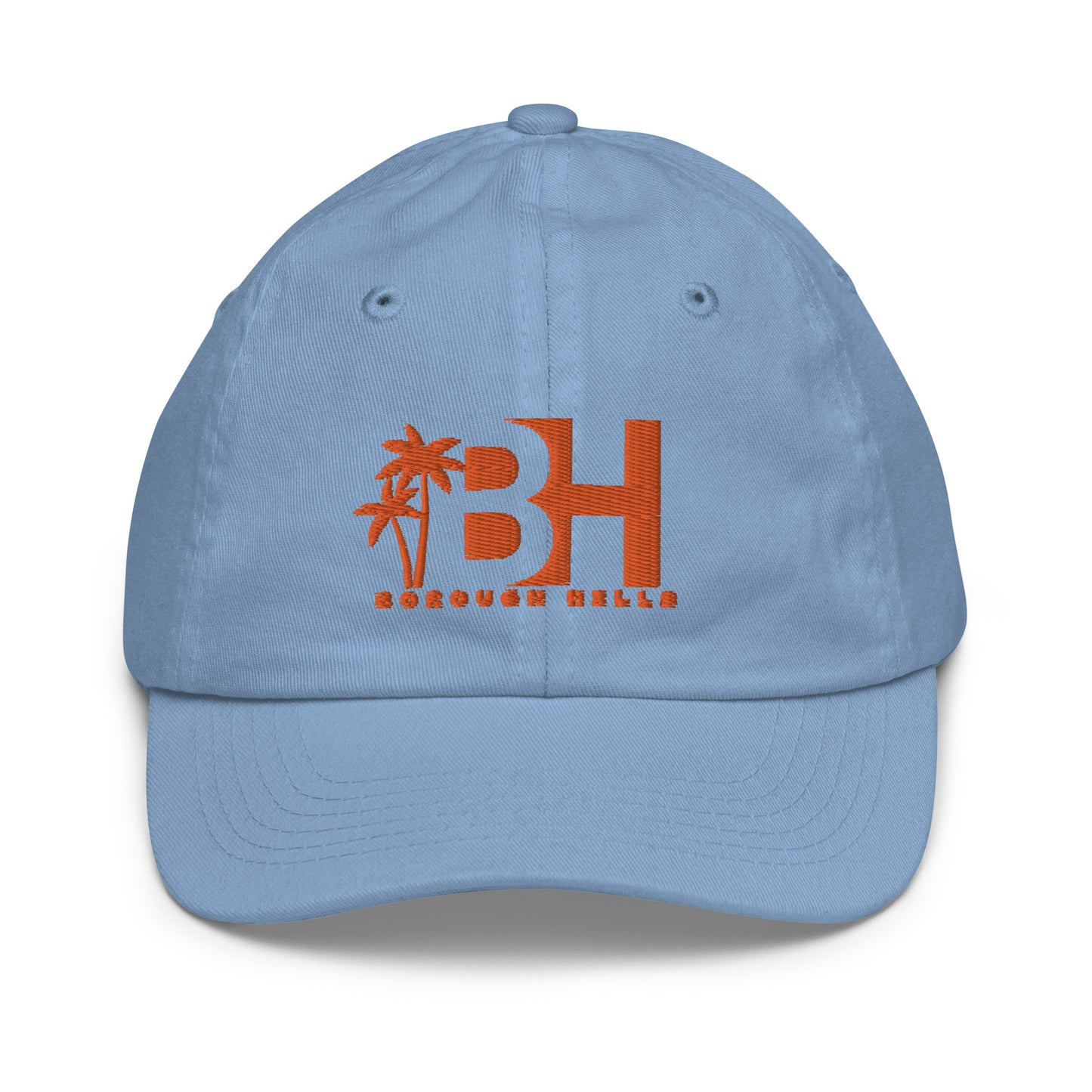 Youth ORANGE/BABY BLUE baseball cap